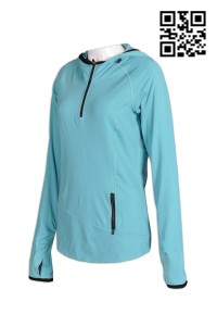 W181 ladies' fit sport suits tailor made reflective sporty uniform personal design pattern logos zipper sport coat supplier company